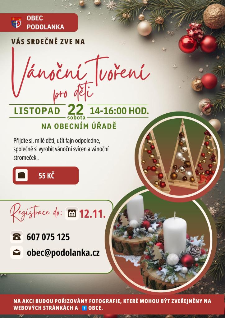 Vánoční tvoření děti