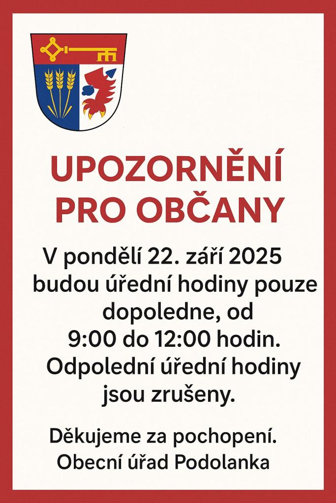 Zrušení úředních hodin