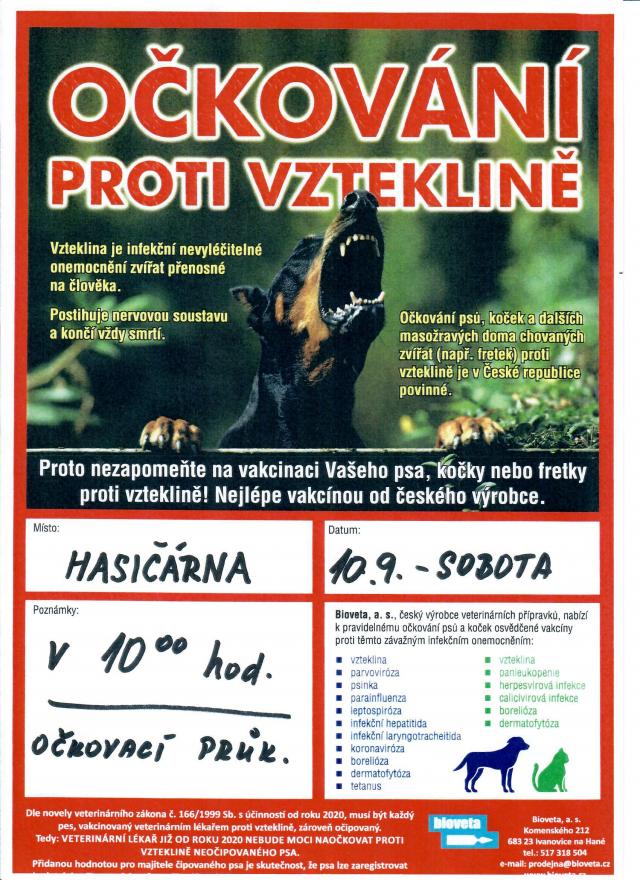 Očkování zvířat