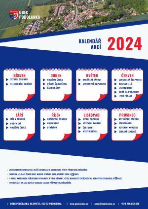 Kalendář akcí 2024